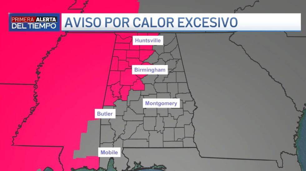 Aviso por calor excesivo hoy y mañana.