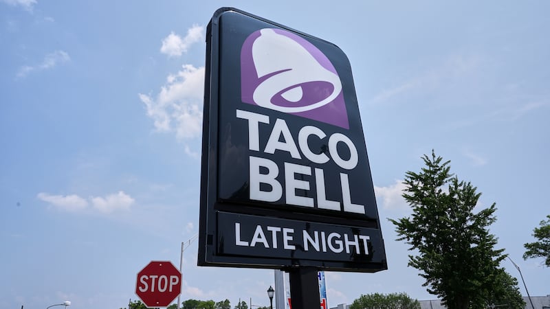 Show is a Taco Bell restaurant location in Philadelphia, Friday, June 6, 2025.